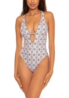 Becca Marrakesh Reversible One-Piece Swimsuit in Multi at Nordstrom