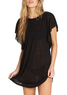 Billabong Out for Waves Cover-Up Tunic in Bpb-Black Pebble at Nordstrom