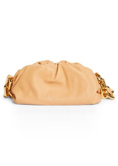 Bottega Veneta Chain Pouch Leather Shoulder Bag in Black Gold at Nordstrom
