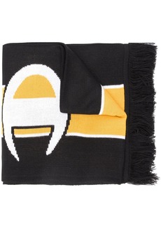Champion logo fringed scarf