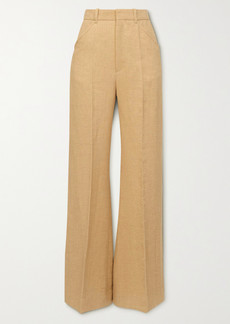 Chloé Linen-corduroy Wide-leg Pants