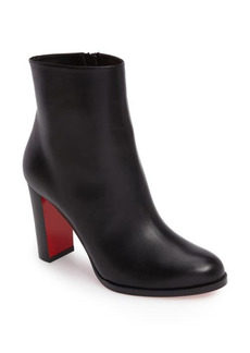 Christian Louboutin Adox Bootie in Black Leather at Nordstrom