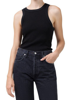 Citizens of Humanity Isabel Rib Racerback Tank in Black at Nordstrom