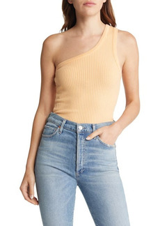 Citizens of Humanity Narida Ribbed One-Shoulder Top in Nectar at Nordstrom