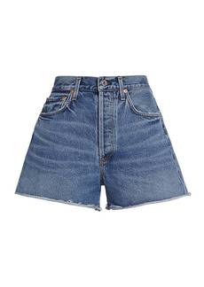 Citizens of Humanity Marlow Mid-Rise Denim Cut-Off Shorts