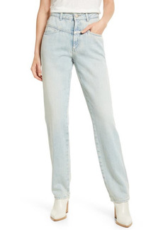Closed X-Pose High Waist Flare Leg Jeans in Mid Blue at Nordstrom