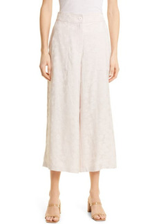Club Monaco Sheer Culottes in Lilac Multi at Nordstrom
