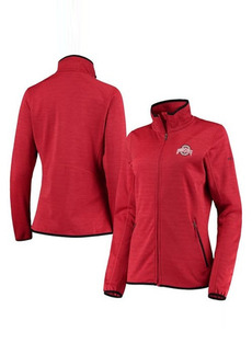 Women's Columbia Heathered Scarlet Ohio State Buckeyes Sapphire Trail Full-Zip Jacket at Nordstrom
