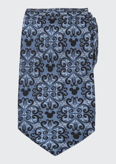 Cufflinks Inc. Men's Mickey Mouse Damask Tile Silk Tie