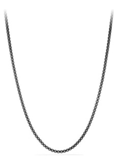 David Yurman Chain Box Chain Necklace in Stainless Steel at Nordstrom