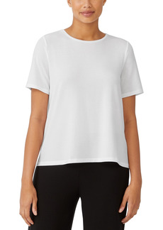 Eileen Fisher Crewneck Short Sleeve Top, Regular & Plus Sizes