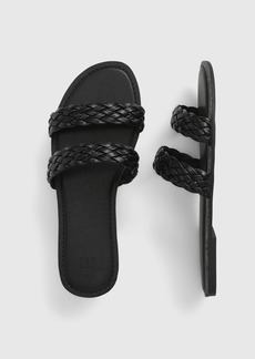Gap Braided Double Strap Slide Sandals