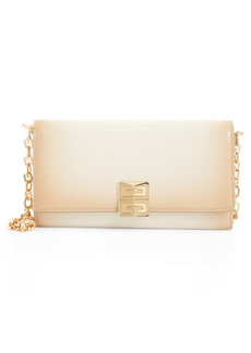 Givenchy 4G Calfskin Leather Wallet on a Chain in Dust Grey at Nordstrom