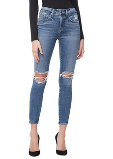 Good American Good Legs High Waist Crop Skinny Jeans in Blue261 at Nordstrom