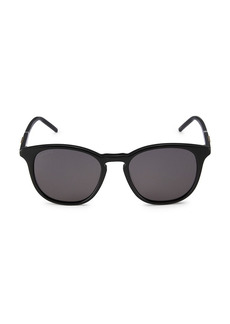 Gucci Logo 50MM Round Sunglasses