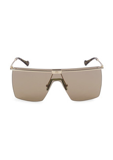 Gucci Web 99MM Shield Sunglasses