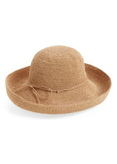 Helen Kaminski 'Provence 12' Packable Raffia Hat in Nougat at Nordstrom