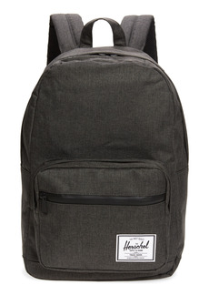 Herschel Supply Co. Pop Quiz Backpack in Black Crosshatch/Black Rubber at Nordstrom