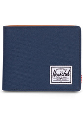 Herschel Supply Co. Hank RFID Bifold Wallet in Navy/Tan at Nordstrom