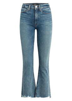 Hudson Jeans Barbara High-Rise Stretch Boot-Cut Crop Jeans
