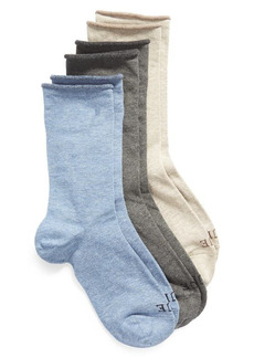 Hue Jeans 3-Pack Crew Socks in Assorted Pack at Nordstrom