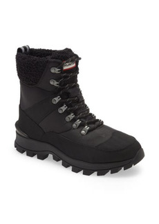 Hunter Waterproof & Insulated Recycled Commando Boot in Black at Nordstrom