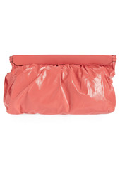 Isabel Marant Luz Leather Clutch in Apricot at Nordstrom
