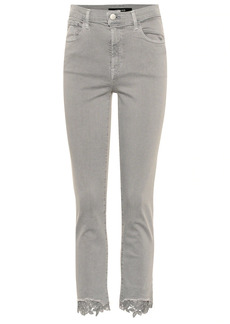 J Brand Ruby cropped high-rise skinny jeans