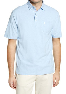 johnnie-O Heathered Original Regular Fit Polo in Gulf Blue at Nordstrom