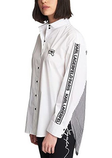 Karl Lagerfeld Button-Down Taping Shirt