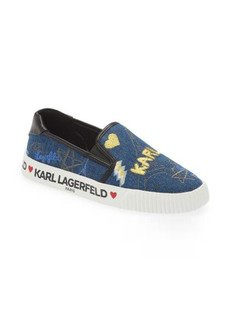 Karl Lagerfeld Paris Jazlyn Slip-On Sneaker in Blue at Nordstrom