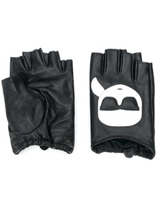 Karl Lagerfeld K/Ikonik fingerless gloves