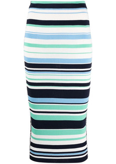 Karl Lagerfeld striped pencil skirt