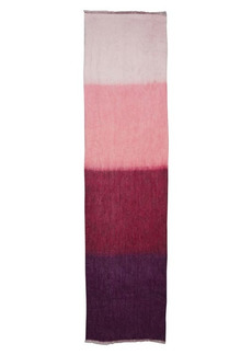 kate spade new york colorblock yarn dyed brushed wool blend scarf in Pink Multi at Nordstrom