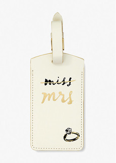 Kate Spade Miss To Mrs Luggage Tag