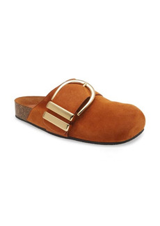 Khaite Downing Suede Mule in Caramel at Nordstrom