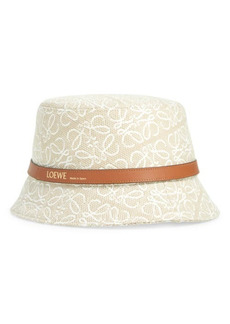 Loewe Anagram Jacquard Bucket Hat in Ecru/Soft White at Nordstrom