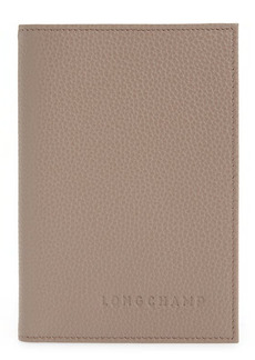 Longchamp Le Foulloné Leather Passport Cover in Turtle Dove at Nordstrom
