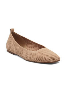 Lucky Brand Daneric Ballet Flat in Dusty Sand Textile at Nordstrom