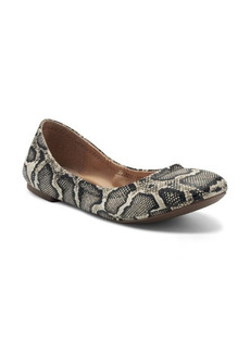 Lucky Brand 'Emmie' Flat in Natural Leather Multi at Nordstrom