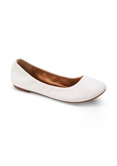 Lucky Brand 'Emmie' Flat in White Leather at Nordstrom