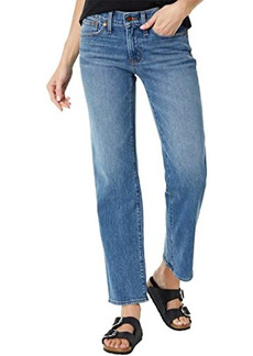 Madewell The Low-Rise Perfect Vintage Straight Jean in Bromton Wash