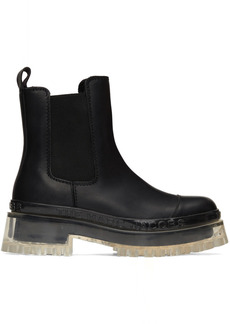 Marc Jacobs Black 'The Boot' Chelsea Boots