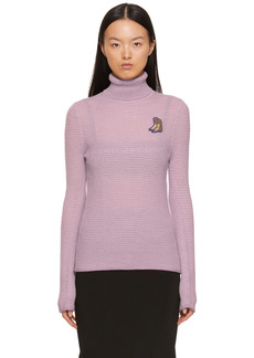 Marc Jacobs Purple 'The Tuckstitch Turtleneck' Sweater