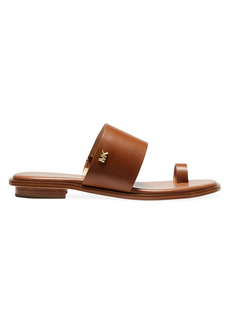 MICHAEL Michael Kors August Flat Leather Sandals