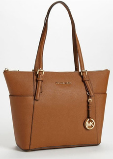MICHAEL Michael Kors 'Jet Set' Leather Tote in Luggage at Nordstrom