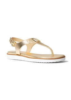 MICHAEL Michael Kors Jilly Flat Sandal in Pale Gold at Nordstrom