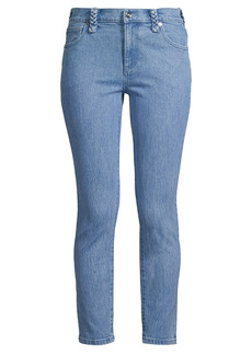 Milly Gale Low-Rise Stretch Skinny Crop Jeans
