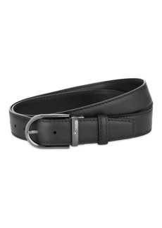 Montblanc Horseshoe Buckle Leather Belt