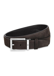 Montblanc Reversible Leather Suede Belt